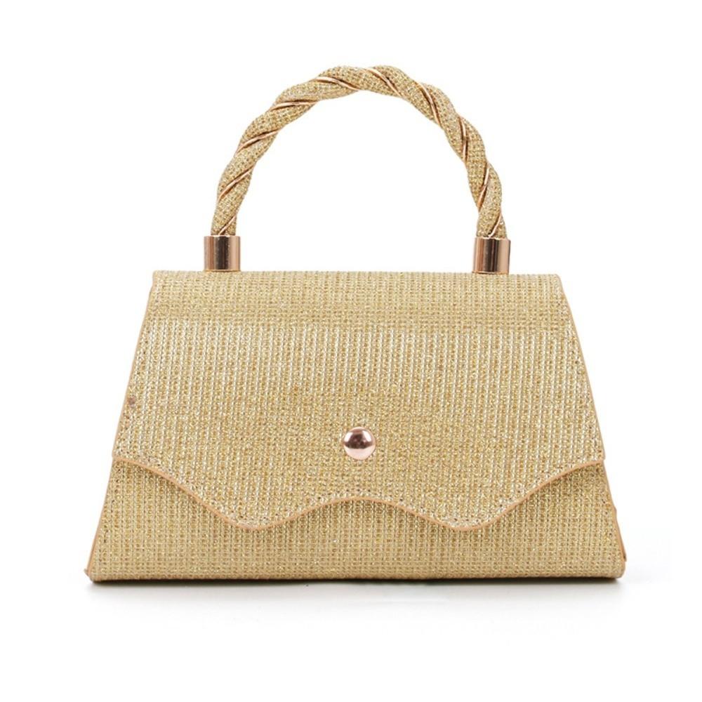 Fashion Pure Color Evening Bag Rhinestones Large Capacity Clutch Bag Women Handbag For Wedding Party