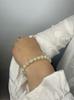 Silver Bracelet With Glass Beads Long Glass Beads Silver 925