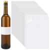 40Pcs Blank Paper Self-adhesive Label Stickers for Laser Printing Rectangle White 297x210x0.2mm