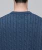 Musinsa Standard Cable Crew Neck Knit [Midnight Blue]