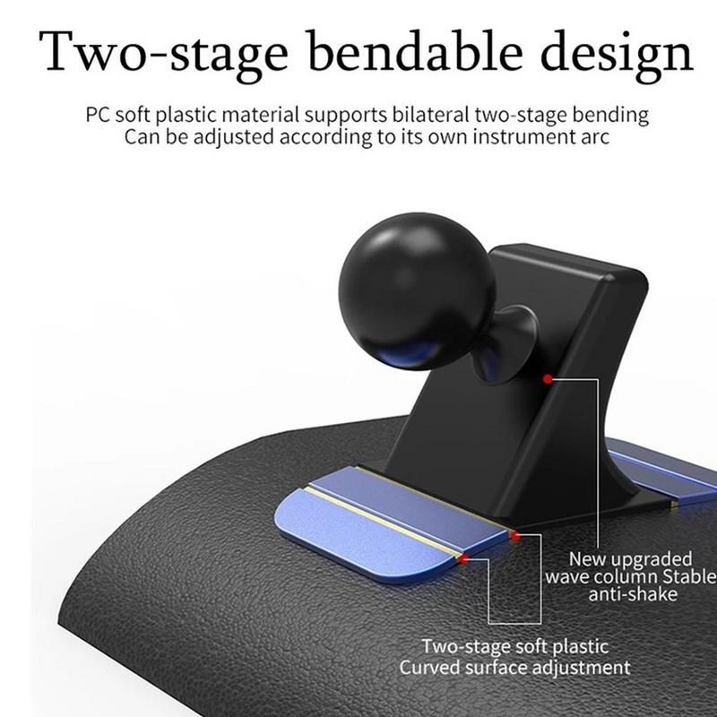 Ball Head Holder 17mm Phone Stand Base Car Dashboard Mount Fixed Air Vent Stand Converter Anti-skid Bracket Car Accessories