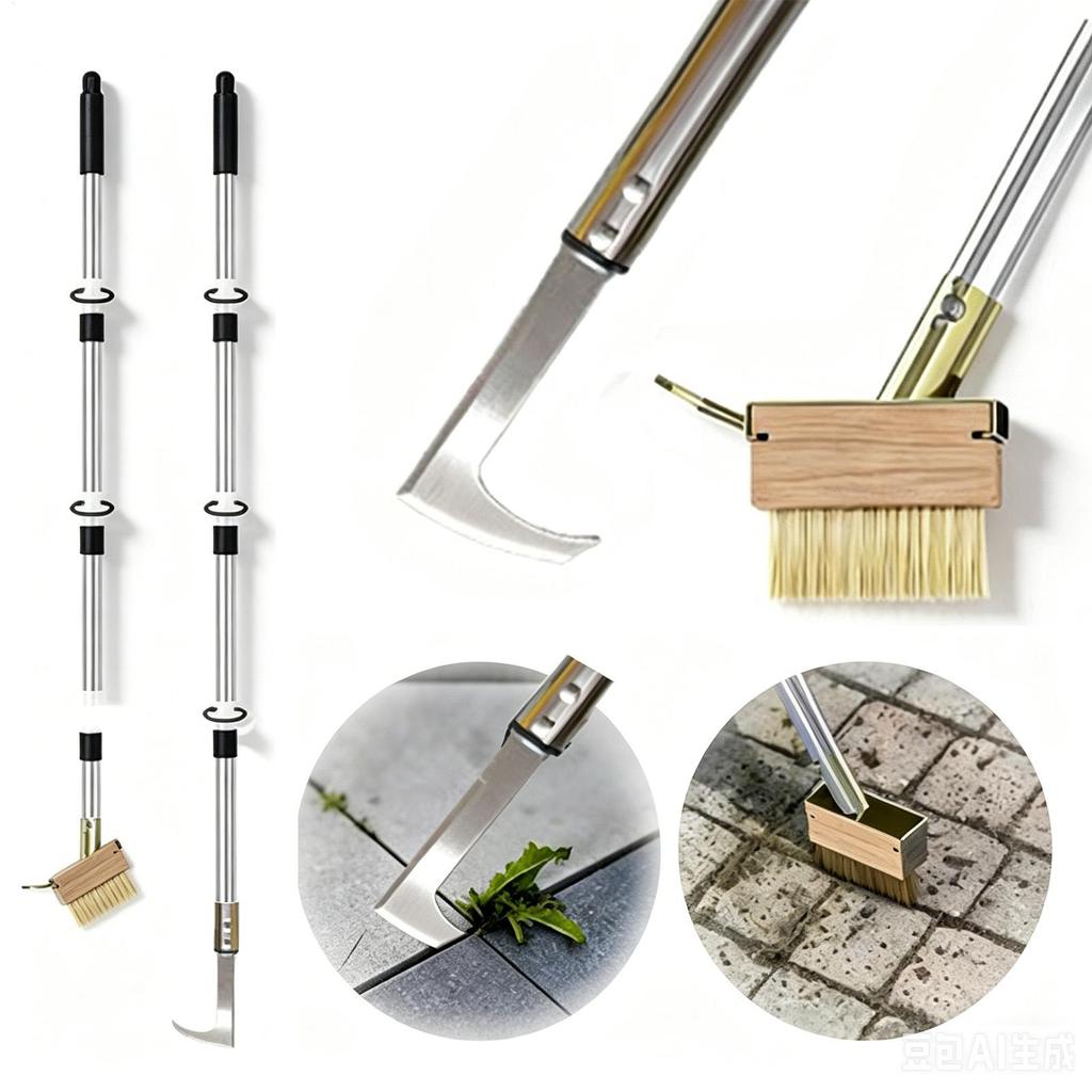 Crevice Weeder Comfort Grip Gardening Cleaning Remover Crack Weeder Crevice Weeding Tool For Outdoor Garden Yard Lawn Pathway