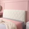 All-inclusive Super Soft Smooth Quilted Head Cover Thicken Velvet Headboard Cover Solid Color Bed Back Dust Protector Cover