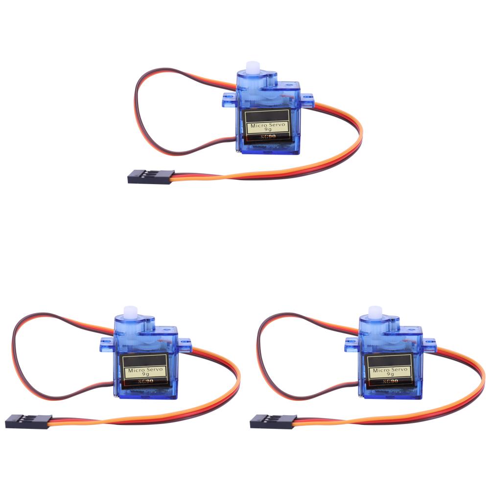 1-50PCS SG90 9G Miniature Servo Motor Fixed-Wing Micro Gear Servo Motor 180/360 Degrees for RC Helicopter Aircraft Airplane
