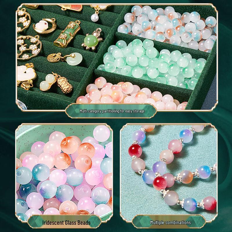 Dětská DIY sada na navlékání korálků ve starověkém stylu