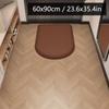 Solid Color Flannel Entrance Mat Large Size Shoe Bench Foot Pad Entry Foot Wipe Water Absorbent Cushion Study Carpet
