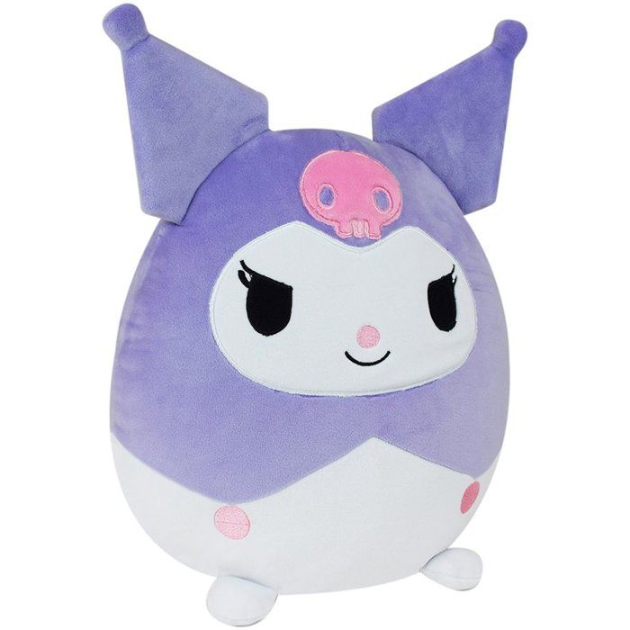 Peluche Kawai Kuromi coussin - JEMINI - HELLO KITTY - 27 cm - Doux et moelleux