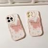 Butterfly Rose Pattern Phone Case For iPhone 17 16 Pro 15 14 Plus 13 12 11 Pro Max 17e 16e Fashion Wavy-edge Shockproof Cover