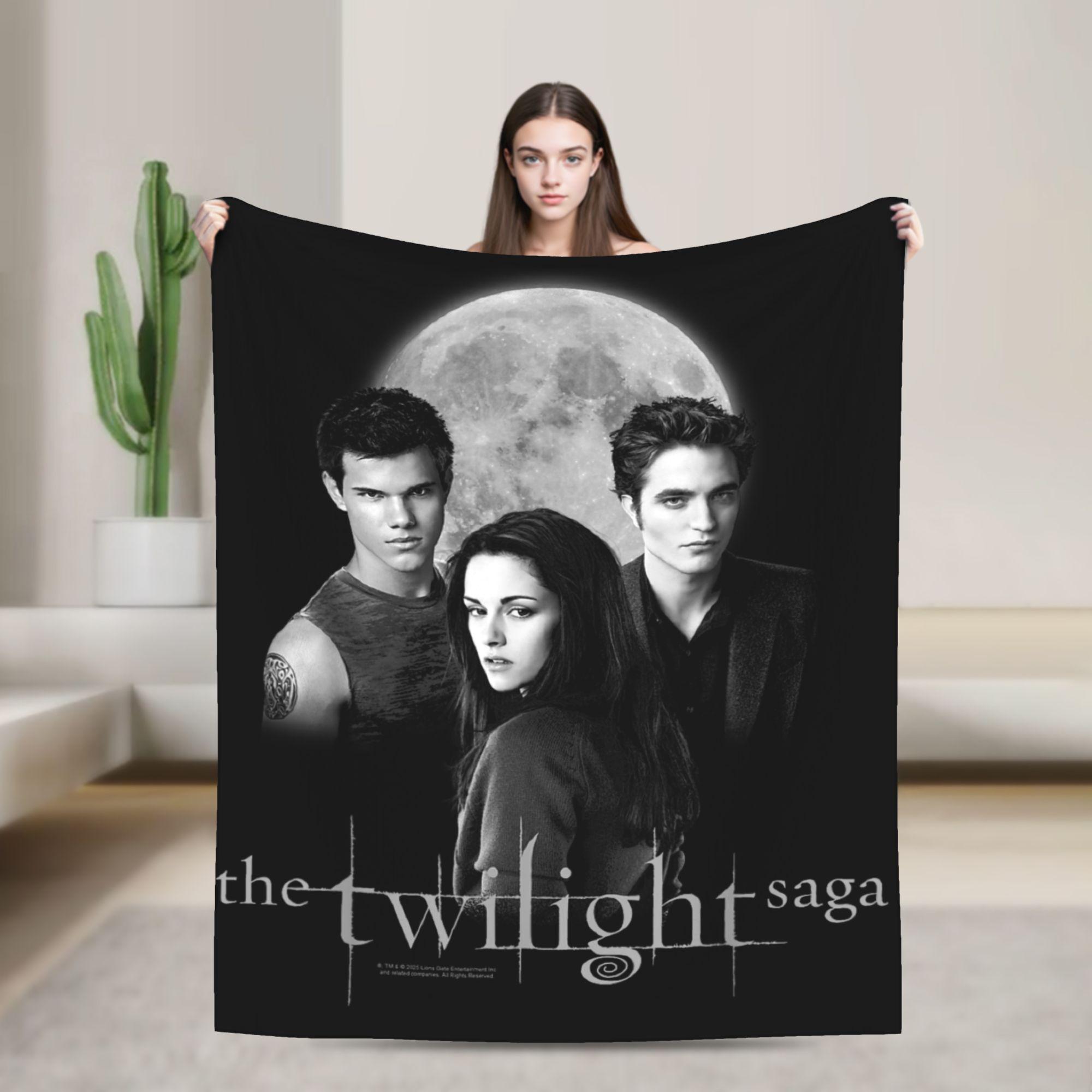 

Twilight Saga Heavy Metal Volturi Group Blanket Movie Fuzzy Novelty Breathable Throw Blanket for Bedroom Spring Autumn Office 75x90cm