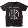 Dead Kennedys Pomačkané Staroanglické Logo Pánské Tričko Hudba Klasická Kapela Černá