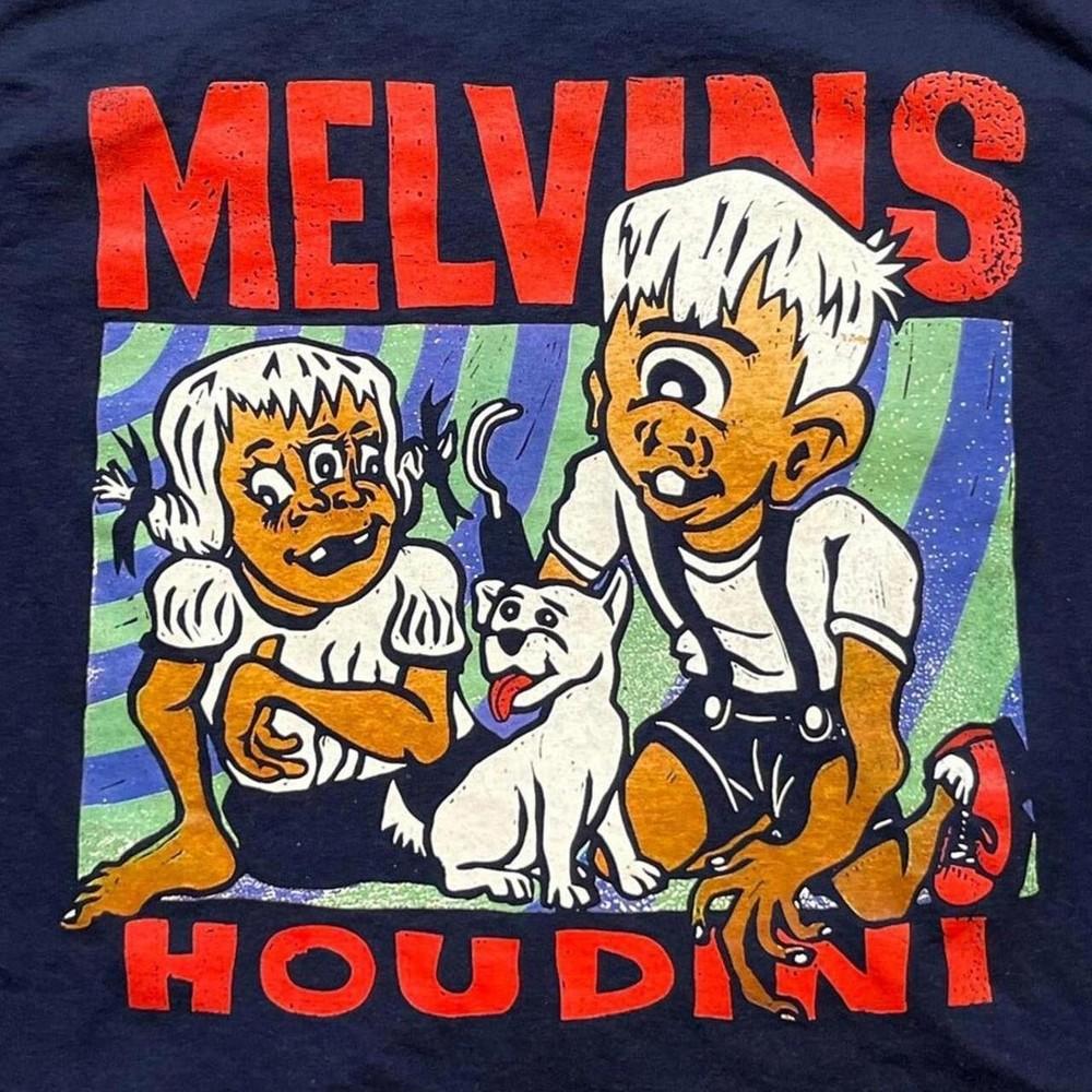Vintage Melvins Band Houdini Cotton Navy Shirt Unisex Concert S to 5XL BO172 Unisex T-Shirt XXXXL