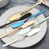 Butter Knife Cheese Cutter with Hole Stainless Steel Cheese Dessert Knife Cream Wipe Cream Bread Jam Tools Kitchen Gadget Knives