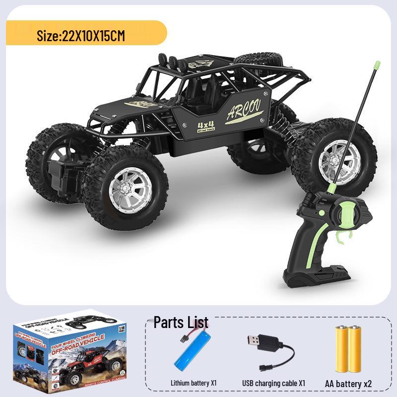 

Внедорожник для дрифта с дистанционным управлением размера XL: Внедорожник для лазания и высокоскоростная перезаряжаемая игрушечная машина 1 Battery Set + Charging Cable