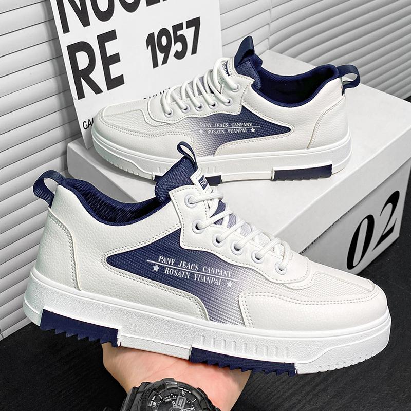 Fashion New Breathable Mesh Sports Shoes Men's Casual Versatile Fashionable Summer 2024 Increased Height Board Shoes Lightweight Rubber