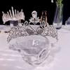 Children's Crown Tiara Girls Performance Catwalk Dress Accessories Princess Girls Birthday Crystal Crown Hair Accessories