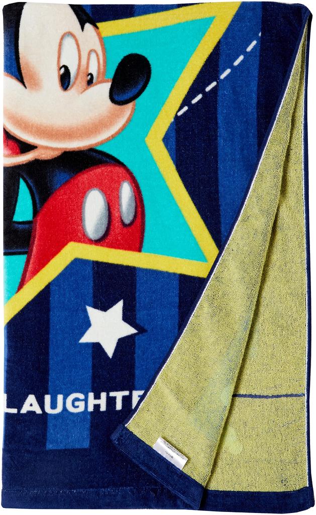 Marushin Towel Disney Mickey Mouse Star 2125017800 Children's Blanket, Icon, Yellow,