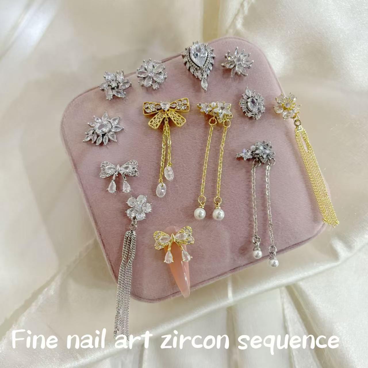 

Luxury DIY Nail Art Jewelry - Star Tassel Zircon Sparkle Accessories