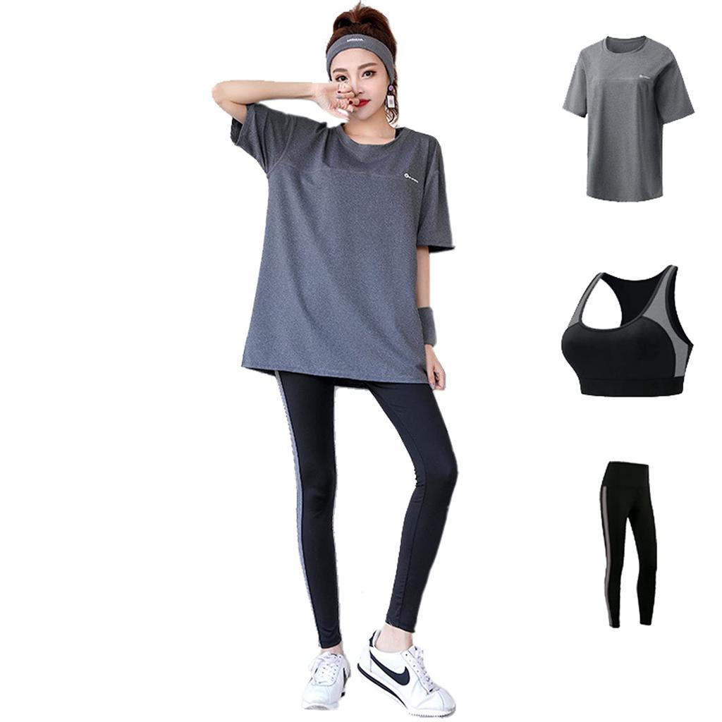 Sujpjheed and Fitness Jersey Top and Bottom Training Jersey Set Women's Sportswear, Yoga, Set, Set, Wear, Activewear, Quick-Drying, Sweat-Wicking