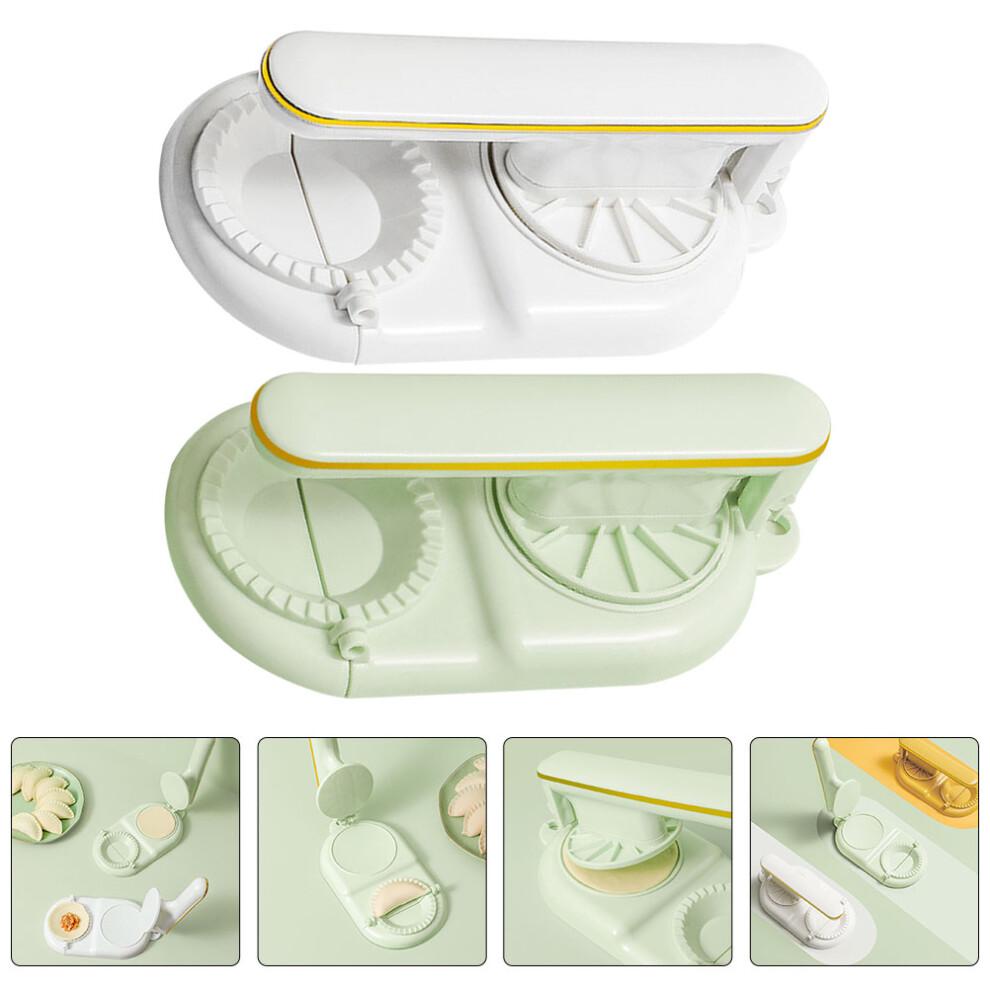 2pcs Dumpling Press Pp Non Slip Handle For Wrapping Dumplings