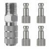 5Pcs Airless Air Gravity Model Airbrush Quick Disconnect Coupler Male Fitting 1/8 INCH Fitting Quick Release Fitting Adapter