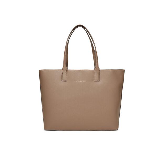 Сумочка Tommy Hilfiger Th Logotape Tote AW0AW17449 бежевый