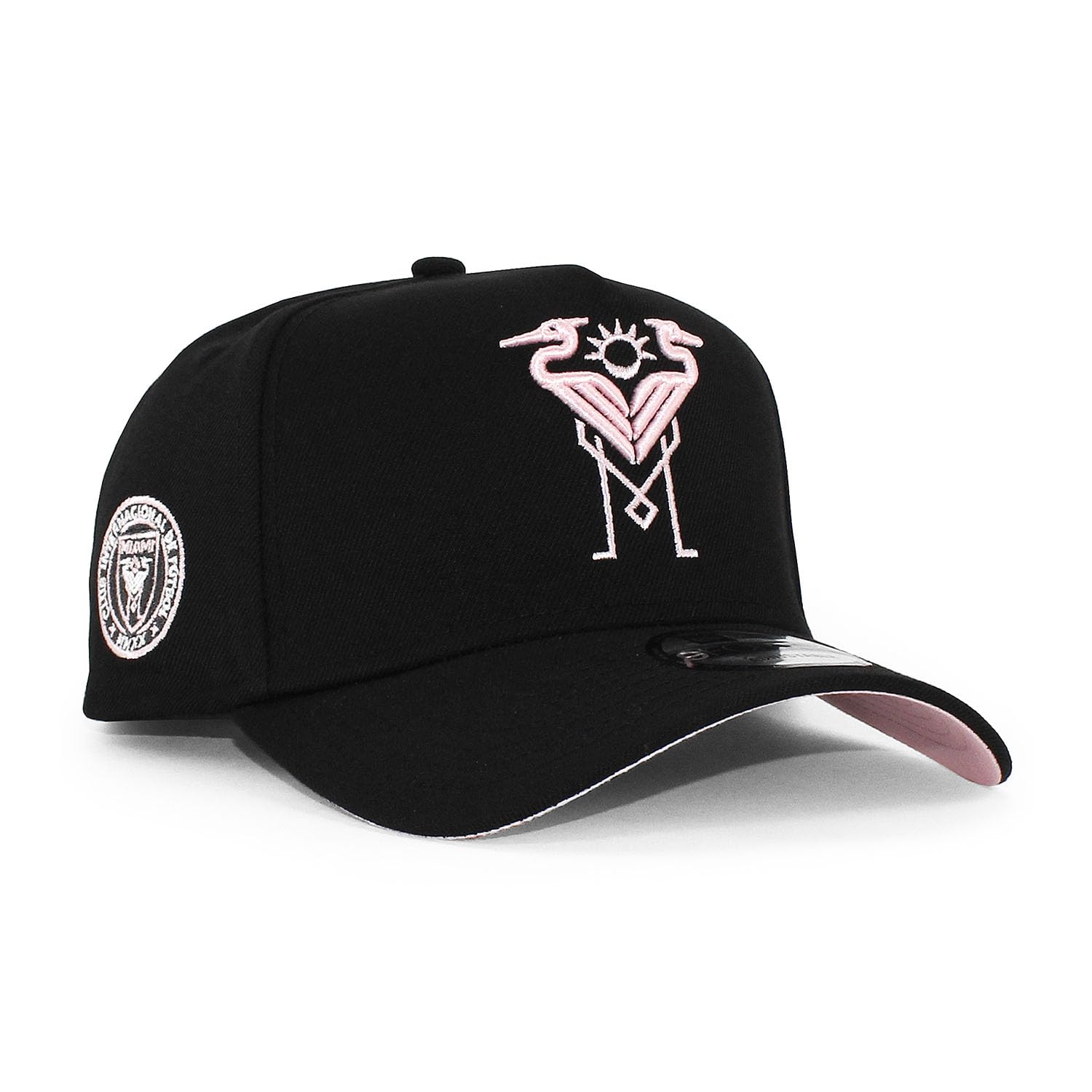 

Limited Cap 9FORTY Snapback SNAPBACK CAP 940 MLB MiLB NFL NBA Hat Colored Brim BRIM Side Patch Miami [New Era] EU/AU (Inter (Black)) [Item]