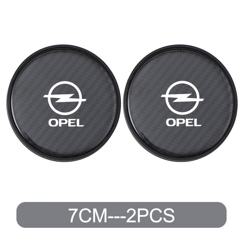 

Car Water Cup Pad Non Slip Coaster Drinks Mat For Opel Astra G H J K F Corsa D Zafira B Insignia Mokka Regal Auto Accessories