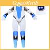Astro Bot Unisex Cosplay Kostüm Polyester Design für Gaming Rollenspiel