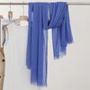Monochrome Thin Scarf Women'S Sunscreen Shawl Solid Color Simple Imitation Cotton And Linen Silk Scarf High-End Yarn