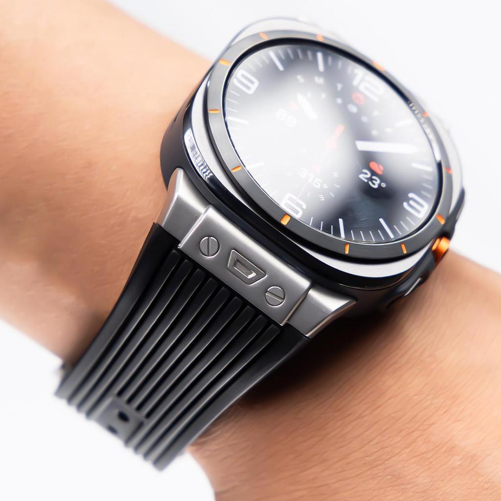 Sports Strap for Samsung Galaxy Watch Ultra 2025 47mm Stainless Steel Buckle Band for Samsung Galaxy Watch Ultra Luxury Bracelet