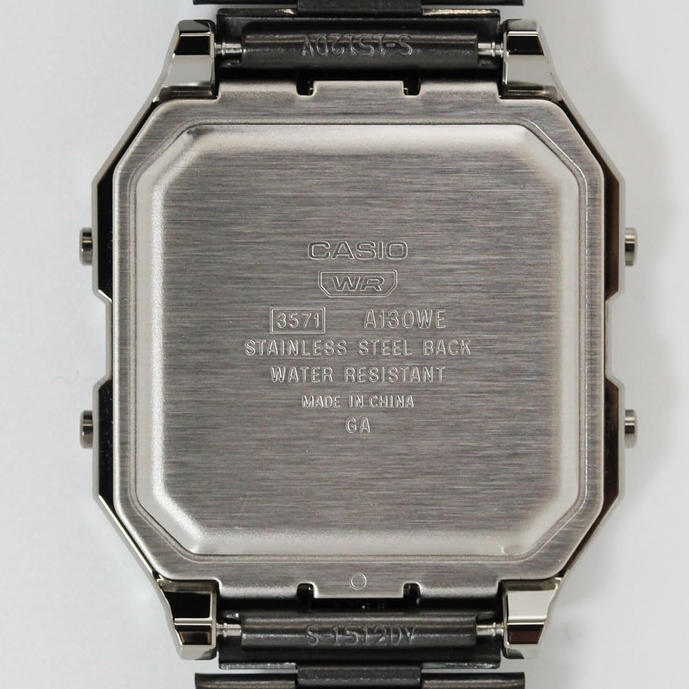 CASIO Digital Quartz CLASSIC Retro A130WEGG-1A Black