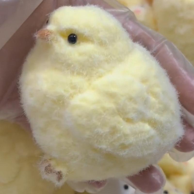 Squeeze Chick Decompression Soft Vent Toy Stretch Novelty Chick Toy for Adult Stress Relief Toy Student Hand Squeeze Toy