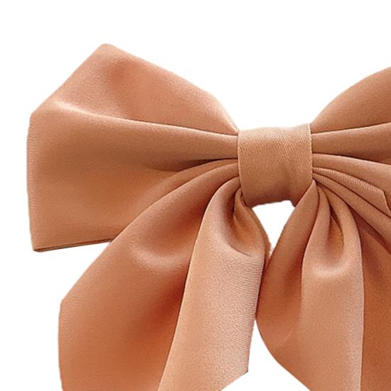 Hairpin Bowknot Shape Easy Attachment Fashionable Hair Bow Clips for Girl