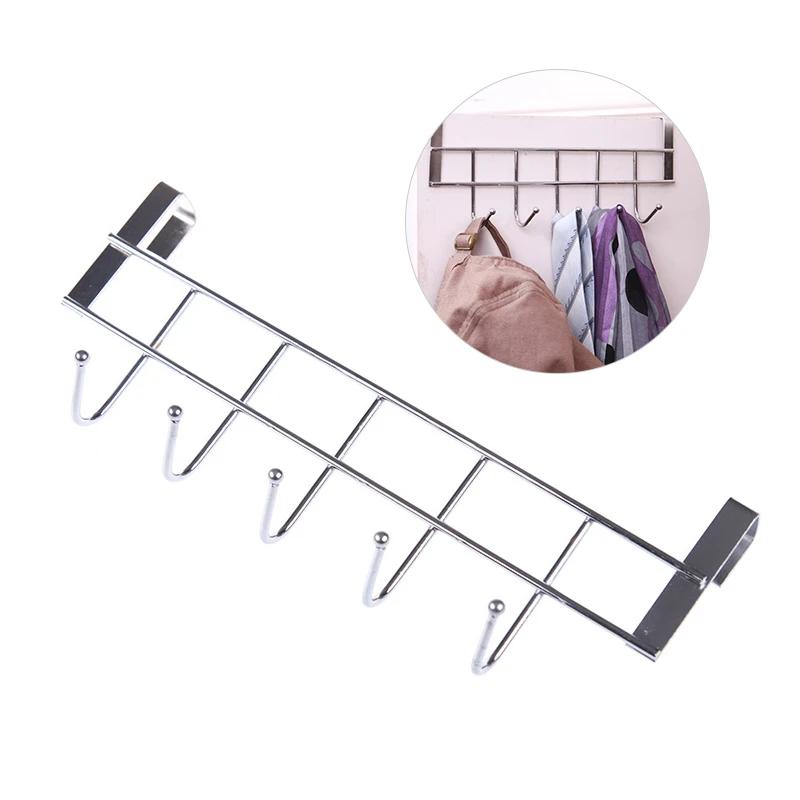 1PCS Outdoor Towel Rack Hanger, Hat Organizer, Hanger, Rack, House, Bathroom, Kitchen, 5Hanger Over The Door Hook Quintuple Hook