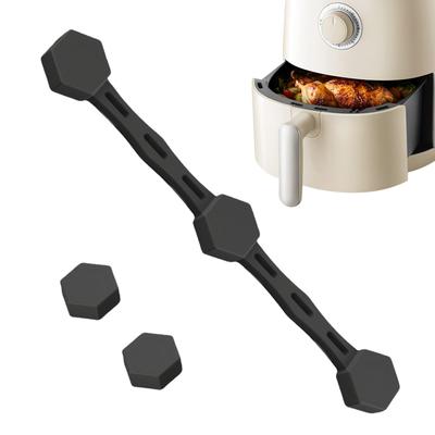Aimant pour Friteuse à Air Papier Parché Silicone Fixation Sécurisée Sans Odeur Doublures pour Friteuse à Air Boucle Silicone Avec 2 Aimants Pour la Maison