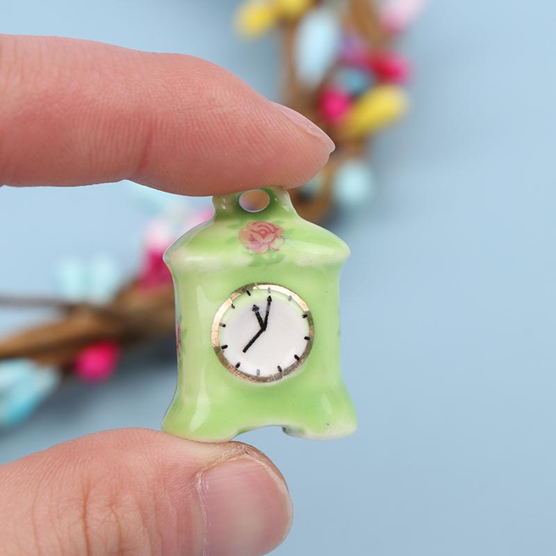 3Pcs/Set 1/12 Miniature Accessories Mini Clock Model Toys For Doll House Decor