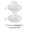 Nordic Style Glass Fruit & Snack Serving Plate