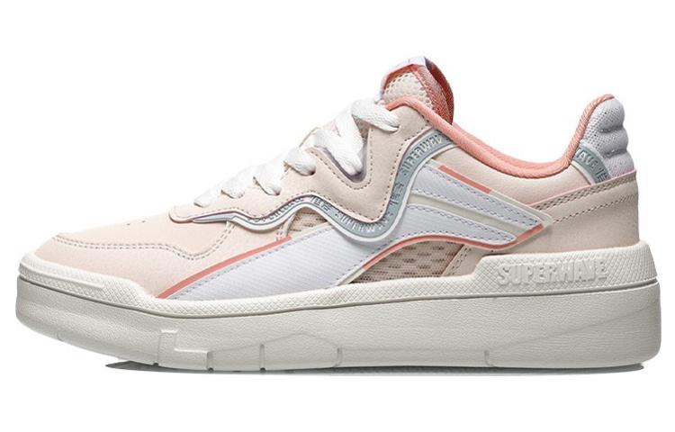 Li Ning Wave SPWV Lite Slip Resistant Abrasion Resistant Low top Skateboard Shoes Women s Pink Gray White AGCR048-2 37