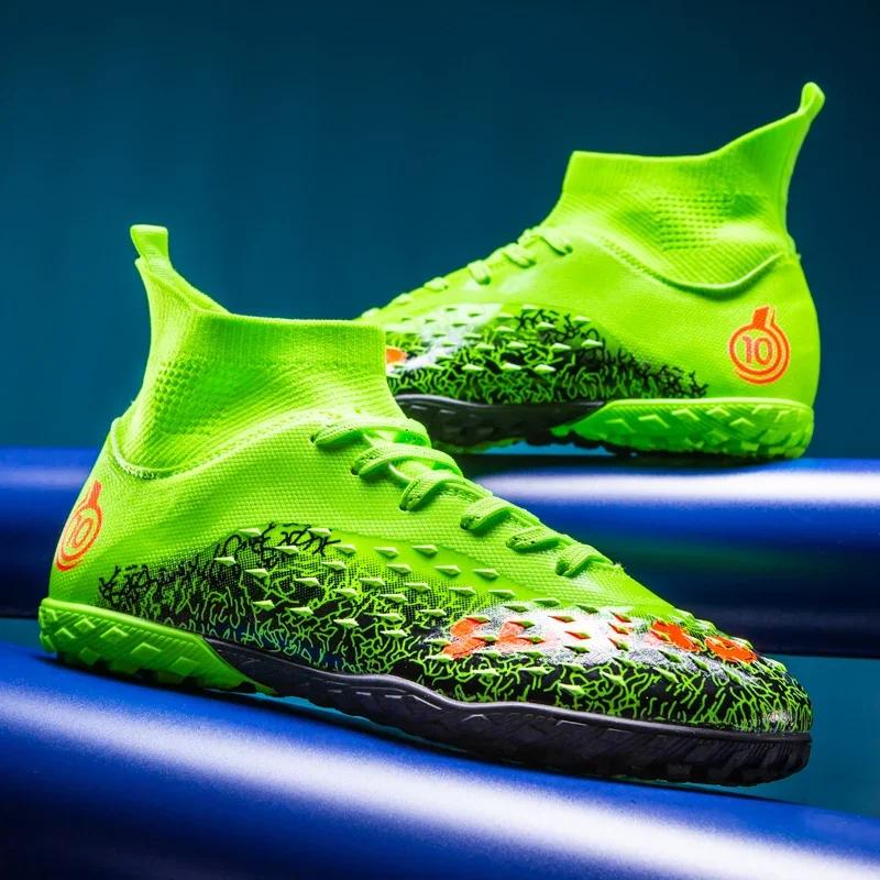 Professional Original Society Football Boot for Men Field Training TF/FG Soccer Cleats Grass Childrens Soccer Shoes for Kids