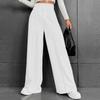 Women's Versatile Casual Comfortable Loose High Waist Drawstring Wide Leg Trousers