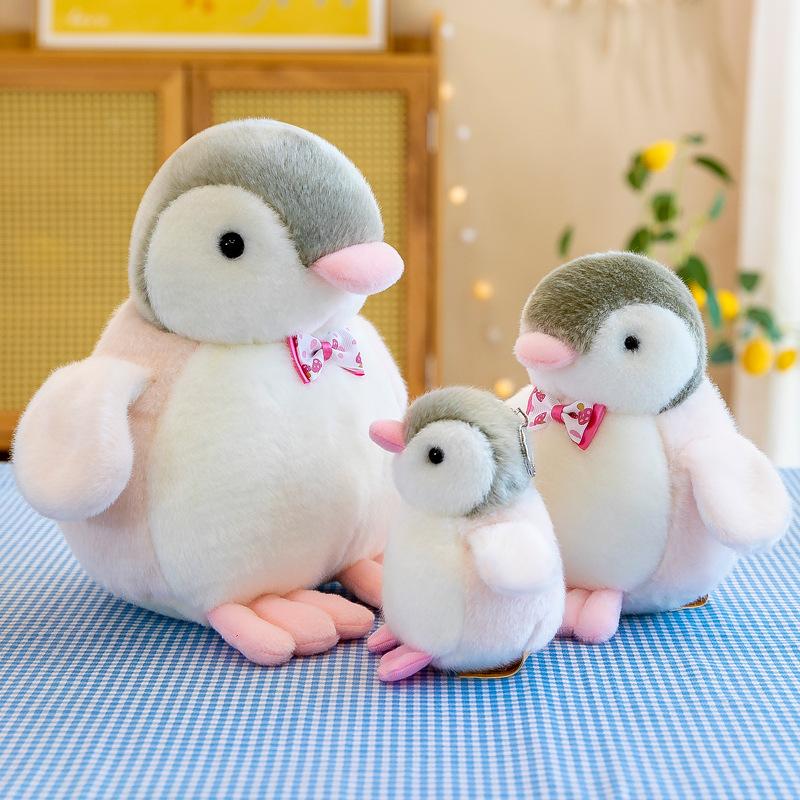 New Machine-catching Doll Cute Bow Tie Penguin Plush Toy Children's Doll Birthday Gift