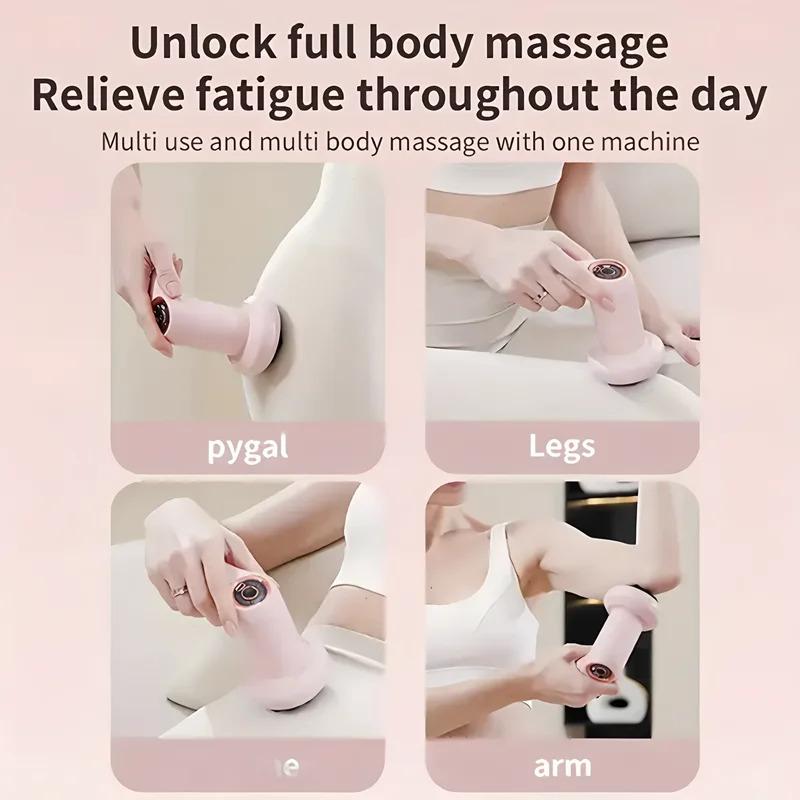 Anti Cellulite Massager 5 In 1 Portable Fascia Gun Neck Waist Shoulder Deep Percussion Fat Burner Muscle Massager for Depo