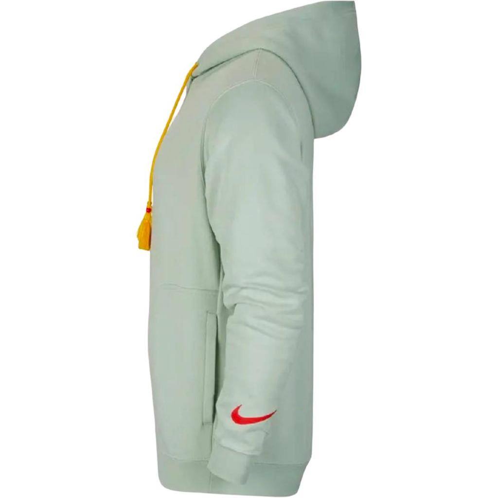 Nike Lebron Logo Print Casual Sport Pullover Hoodie Men Tops Frost Pale-Grass-Green DC9998-330