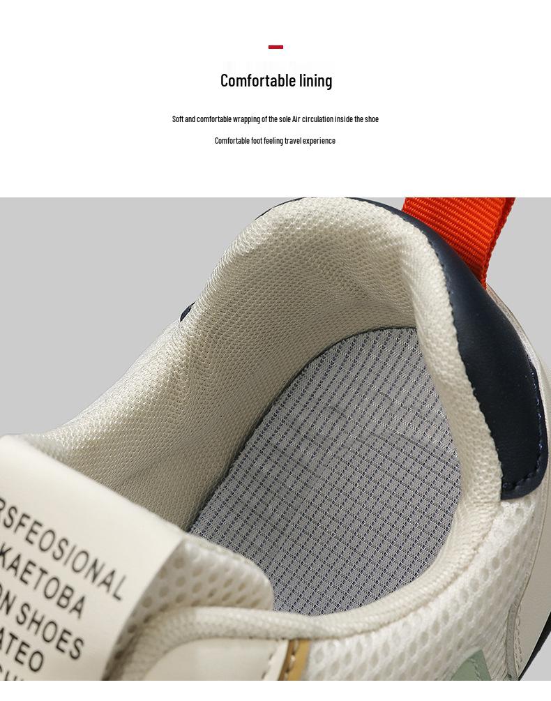 Bean Bean Men's Spring 2026 Versatile Mesh Running Shoes - Breathable, Trendy, Casual Sports Sneakers