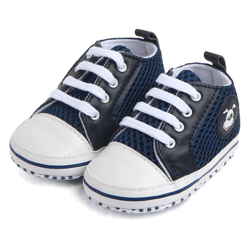Baby Breathable Shoes Canvas Shoes Sports Sneakers Newborn Shoes Infant Toddler Soft Sole Anti-slip