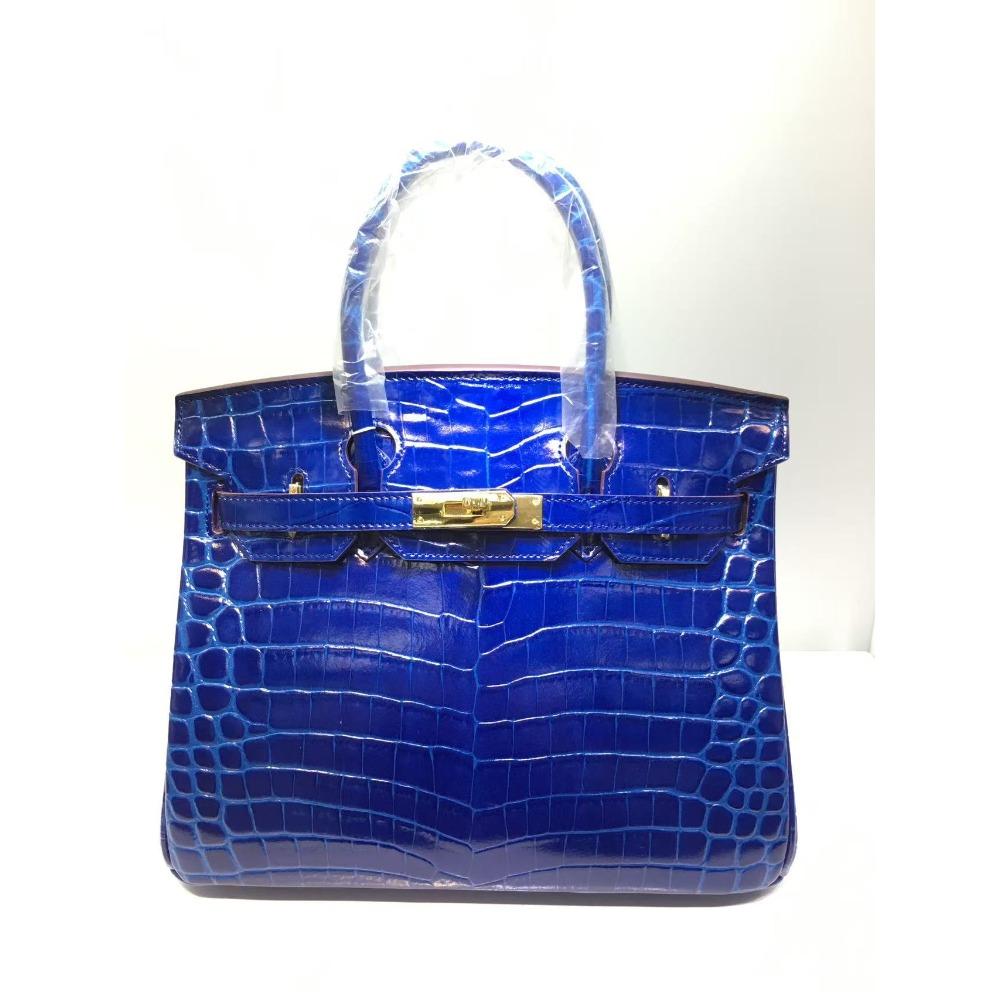 Bolsa com padrão de crocodilo nova moda e versátil bolsa de mão e transversal bolsa feminina de couro