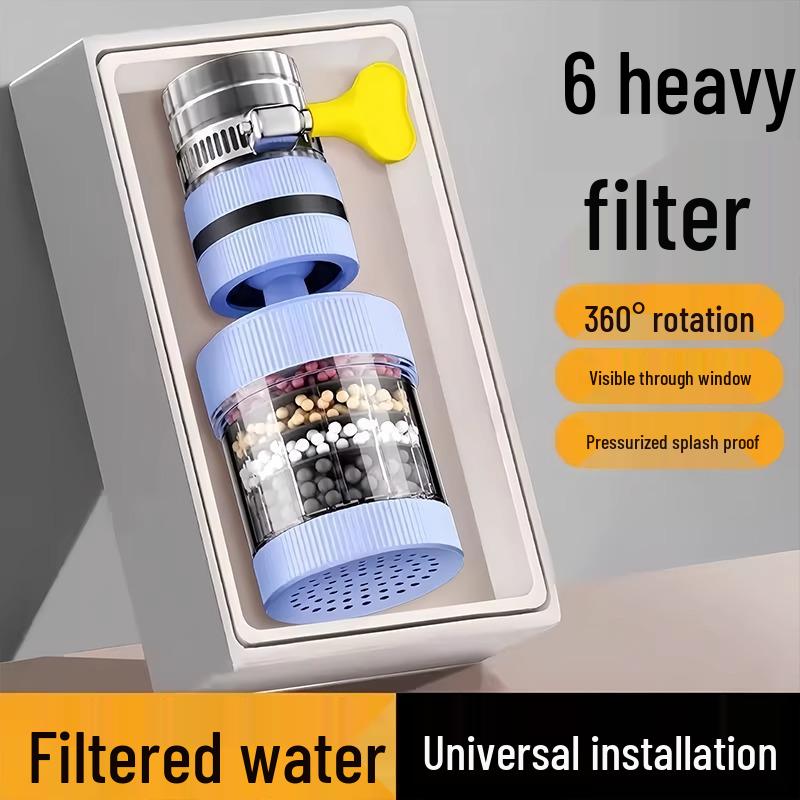 Universeller Wasserhahnfilter & Spritzschutz-Brause für Küchenarmatur