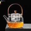Shangqi Walnut & Glass Dual-Function Teapot