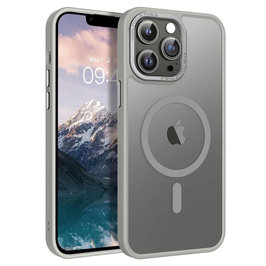 New Magnetic Frosted Phone Case - Compatible with iPhone 14, 15, and 16 - Skin-Feel, Drop-Proof Protection.