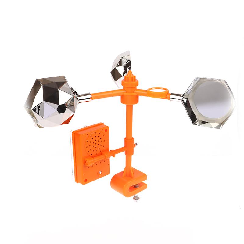 Vinddrevet ufarlig 360 graders rotasjon reflekterende anti-fugl Visuell fugleskremmer Hold duer og spett unna Fugleavvisende